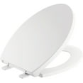 thumbnail image 2 of Delta Morgan Round Closed Front Toilet Seat with NoSlip Bumpers in White 800903-WH, 2 of 12