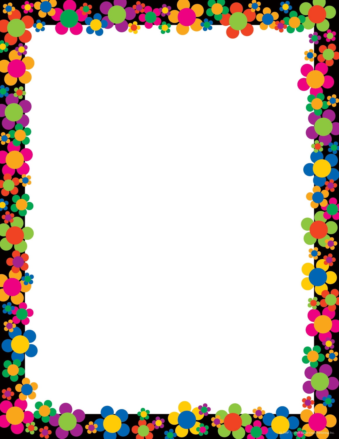 Barker Creek Neon Flower Power Computer Paper ̶ 100 Sheets Walmart