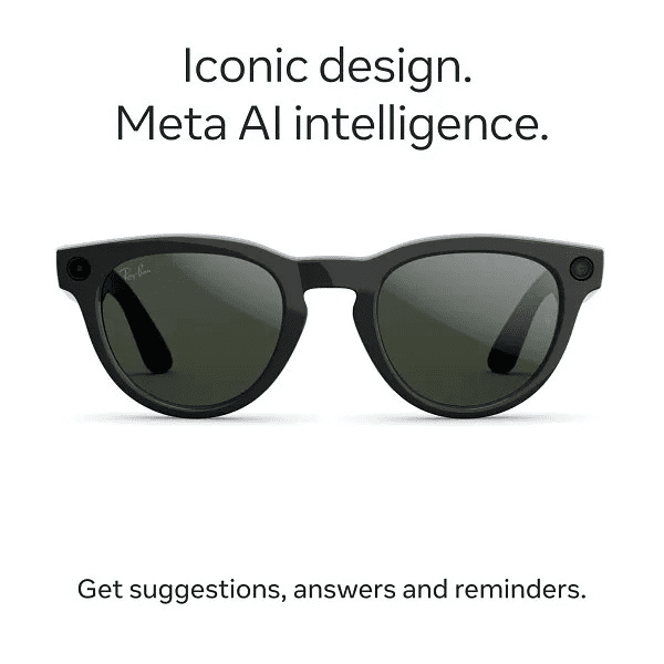 Ray-Ban | Meta Headliner (Gen 2) - Shiny Black, Transitions