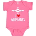 thumbnail image 3 of Inktastic Plane I Love Airplanes Boys or Girls Baby Bodysuit, 3 of 5