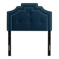 thumbnail image 1 of CorLiving Aspen Crown Silhouette Headboard with Button Tufting, Single/Twin, 1 of 6