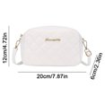 thumbnail image 2 of BLEEUS Women Bag Women Embroidered Crossbody Bag Pu Lattice Shoulder Messenger Bag Shoulder Bag, 2 of 7
