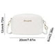 thumbnail image 3 of Bolso Mujer Hombro Bordado Crossbody PU Lattice Messenger Blanco DQrwqpou  Para Estrenar, 3 of 3