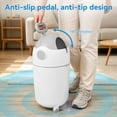 thumbnail image 2 of sexaoalx Diaper Pail, 12L Odor Control Trash Can with Locking Lid, Cartoon Design Waste Bin for Bathroom, Laundry, Living Room, 2 of 11