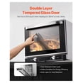 thumbnail image 4 of Countertop Oven 66L, 2800W Electric Toaster Oven 4-Tier, Stainless Steel Baking Oven with Racks & Gloves for Restaurant & Home Use, 4 of 9