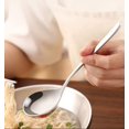 thumbnail image 4 of 5 Pcs 7.8'' Stainless Steel Round Bouillon Spoons, Long Handle Soup Spoons, 4 of 7