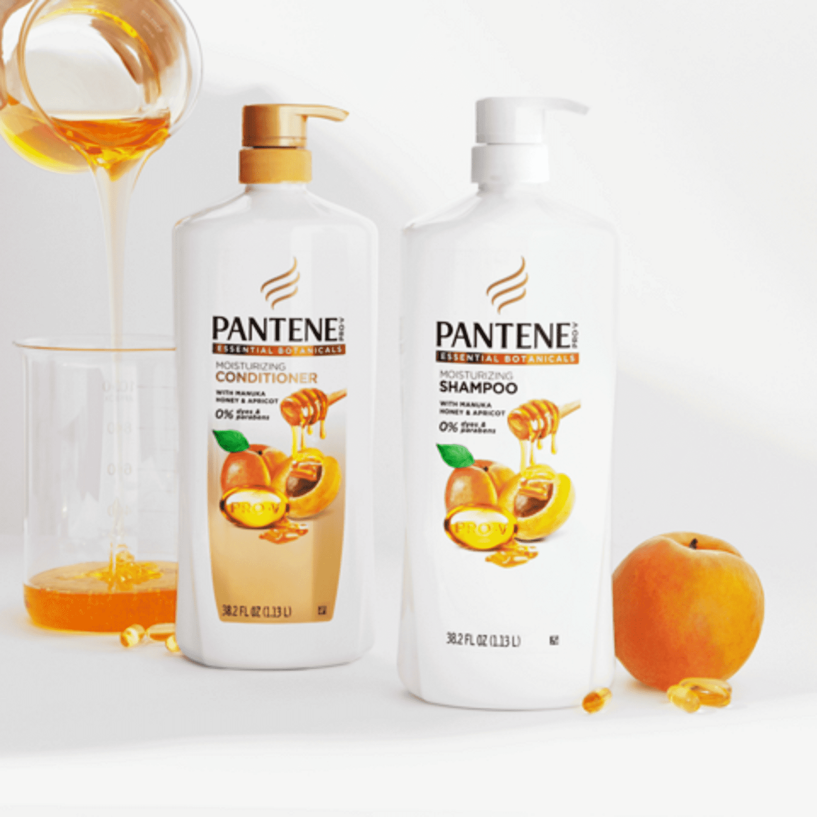 Pantene ProV Essential Botanicals Moisturizing Shampoo and Conditioner