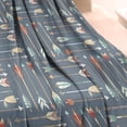 thumbnail image 3 of Multicolor Arrow Pattern Blanket,Comfortable Soft Flannel Throw Blanket,All Season,Warm Lightweight Blankets for Sofa Bed Couch Living Room Chair,30"x40", 3 of 4