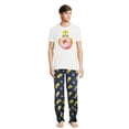 Simpsons Men's Homer Graphic Tee and Pants Sleep Set, 2Piece, Sizes S