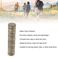 thumbnail image 4 of Metal Tube Container, Compact Design Metal Storage Tube Case Embossed Pattern Sealed Tube Container Against Water and Leaks Zinc Alloy Storage Bottle Tube, 4 of 7