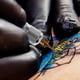 thumbnail image 2 of Empuñadura de acero inoxidable para tatuajes, mango autoblocante para máquinas de suministros y herramientas de arte corporal (25 mm), 2 of 8