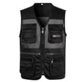 thumbnail image 2 of Veste de Travail Décontractée pour Hommes, Pêche, Voyage, Photo, Cargo, Poches, Imperméable, avec Capuche, 2 of 4