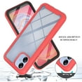 thumbnail image 2 of Case for Galaxy A04E,Galaxy A03 164mm Case,Slim Full-Body Rugged Stylish Protective Clear Back Hybrid 3-in-1 Case with Built-in Screen Protector Phone Case for Samsung Galaxy A04E 4G (Red), 2 of 12