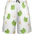 thumbnail image 2 of GZHJMY Frog Pajama Pants Short for Men, Lounge Pants Lightweight Men Pajama Bottoms with Drawstring Pockets, Christmas New Year Birthday Gifts, Medium, 2 of 7