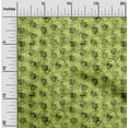 thumbnail image 2 of oneOone Polyester Spandex Lime Green Fabric Abstracts Dress Material Fabric Print Fabric By The Yard 56 Inch Wide, 2 of 5