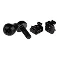 thumbnail image 1 of StarTech.com M6 Cage Nuts and Screws - Lot de 50 - Vis et Écrous de Cage 12mm - Noir (CABSCREWM6B) - Vis et Écrous de Rack - Noir - pour P/N : RACK-18U-20-WALL-OA, RACK-21U-20-WALL-OA, RACK-24U-20-WALL-OA, RK12OD2, RK3236BKF, 1 of 10