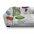 thumbnail image 3 of Educational Soft Flannel Fleece Blanket, Chart Showing Plant Cell Components in Cartoon Style Science Living Structure, Cozy Plush for Indoor and Outdoor Use, 50" x 60", Multicolor, by Ambesonne, 3 of 6