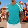 thumbnail image 2 of Mens Golf Polo Shirts Carnival Print Short Sleeve Breathable Mens Graphic T-Shirts,Mint Green,2XL, 2 of 4