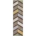 thumbnail image 2 of Addison Rugs Chantille Indoor/Outdoor Transitional Geometric Chocolate Machine Washable Runner Rug, 2'3" x 7'6", 2 of 8