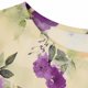 thumbnail image 5 of Mujeres Cuello Redondo Vestido Impreso Casual de Manga Corta Ligero Tejido Fluido para el Uso Diario de Primavera Verano, 5 of 7