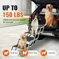 VEVOR Dog Stair for Cars Wide 4step Dog Car Steps Folding Portable Pet
