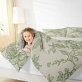 thumbnail image 4 of Homewish Countryside Flower Bedding Comforter Set,Rustic Botanical Floral Twin Comforter Sets,Green Gray Bedding Set For Girls Teens,Ultra Soft Home Decor Reversible,2 Pieces, 4 of 8