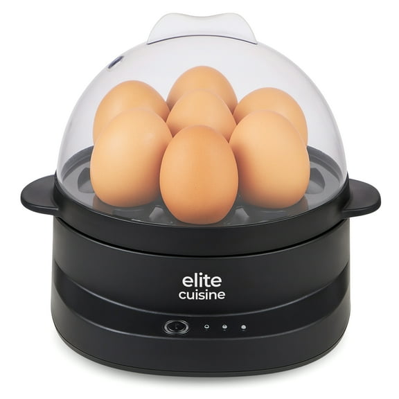 Elite Gourmet EGCL2501 7-Eggs Cooker, Voice Alert
