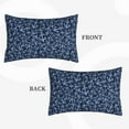 thumbnail image 2 of Sikiie Anchors Ship Print Plush Pillow Cover, Wrinkle-proof and Stain-resistant Pillow Protector without Pillow Core, Home Decoration-16"x24", 2 of 6