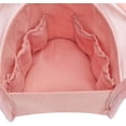 thumbnail image 3 of Makeup Brush Storage Bag, Clear PVC, for Women and Girls, Portable Travel Makeup Brush Case (Pink), 3 of 5
