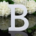 thumbnail image 2 of 8cm 26 White Large Letters Simple Operation Alphabet Portable Lightweight Ornament Photography Props Wedding Party Home Decoration 1#, 2 of 6