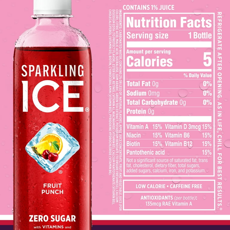 Sparkling Ice Pink Variety Pack, 17 fl oz, 12 Count photo 2