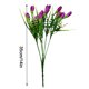 thumbnail image 4 of Toystoory Ramo de rosas artificiales decoración floral flor de seda falsa fiesta Gardenland Flores artificiales púrpura, 4 of 6