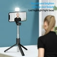 thumbnail image 4 of Neinkie Perche à Selfie Multifonctionnelle Extensible Réglable Universelle Rotation à 360 Degrés Prise de Photos avec Lumière de Remplissage Compatible Bluetooth 4.0 Trépied à Selfie pour Téléphone Cellulaire pour Prise de Vue Vidéo, 4 of 9