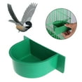 thumbnail image 6 of Bird Feeder Water Food Feeding Parrot Cage Plastic Bowl Pigeon Drinking Device, 6 of 8