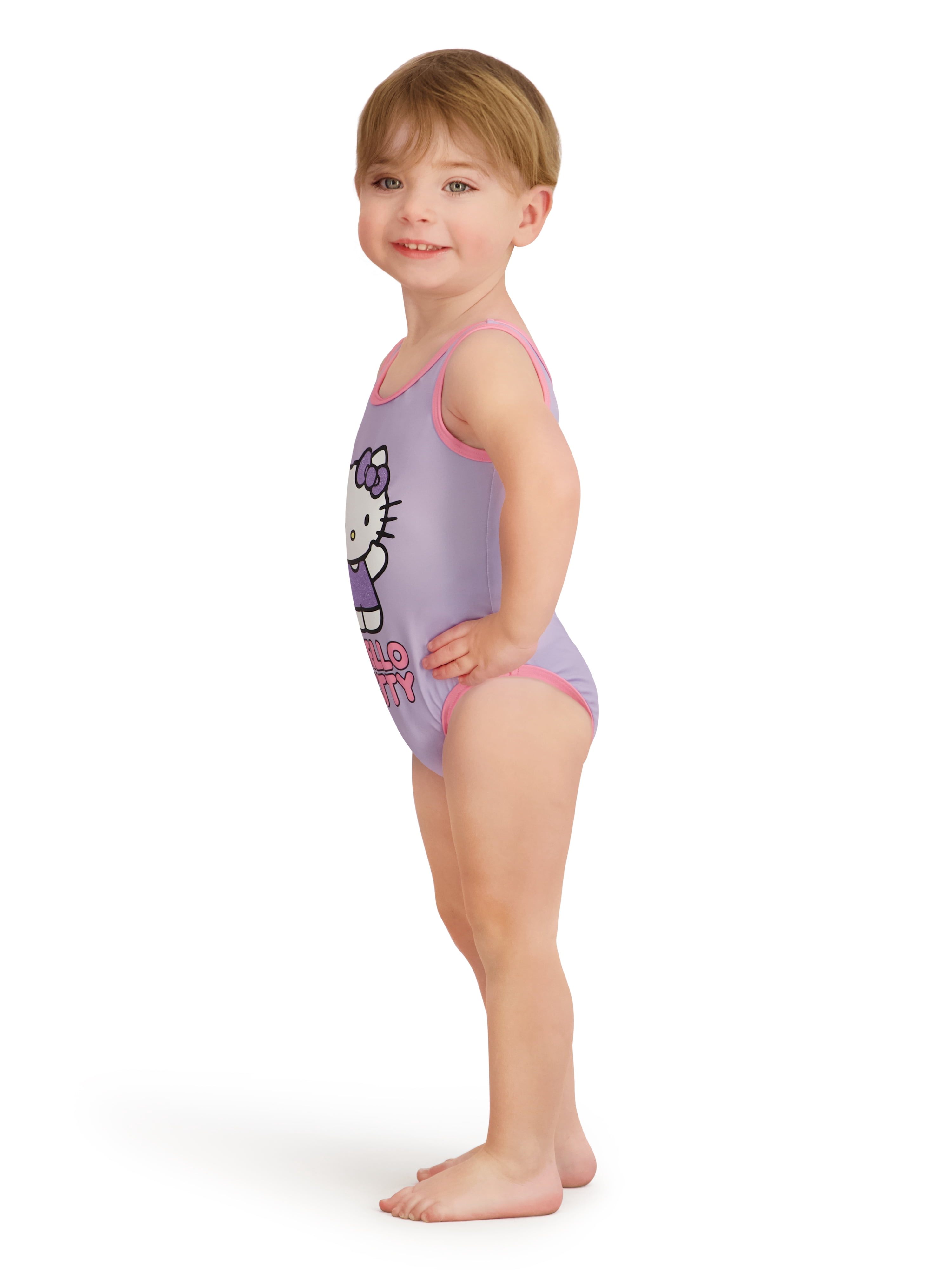 Character Toddler Girl One- Piece Swimsuit with Coverup, 2- Pieces, Sizes 12M- 5T