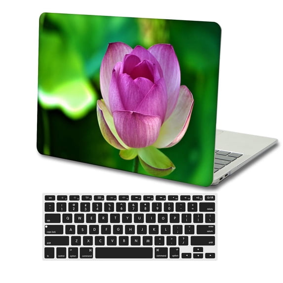 KSK KAISHEK Compatible MacBook Pro 15 inchs Case 2015/2014/2013/2012 Released Model A1398, Plastic Hard Shell Case Cover + Black Keyboard Cover, Flower 0793