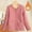 Pink, variant on Goodtrade8 Bomber Jacket Button Pocket Womens Jackets Casual Plain Crew Neck Long Sleeve Women Tops