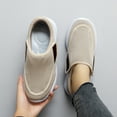 thumbnail image 2 of LASUDRAA Women Shoes Lightweight Sneakers for Wide feet Beige Size 9, 2 of 9