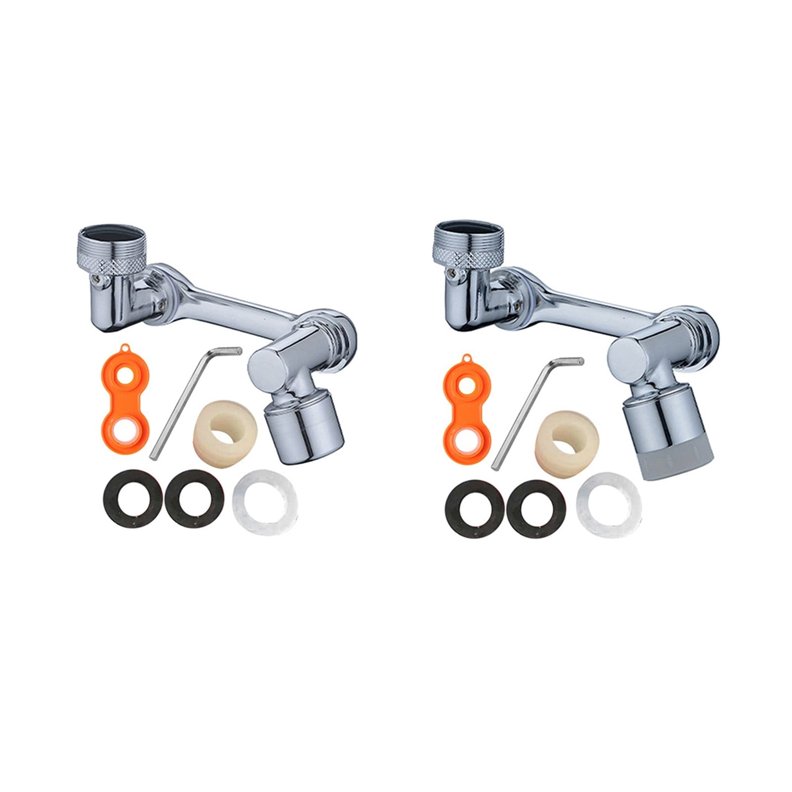 Universal 1080 Degree Faucet Aerator Rotation Wash Faucet Aerator Anti Splash Bathroom Sink Tap Kitchen Extend Adapter Nozzle ,Durable Material