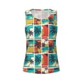 thumbnail image 4 of Gaeub Colorful Hawaii Palms Women's Workout Tank Tops Lightweight Sleeveless Shirts for Women for Athletic Running Tennis Yoga - Small, 4 of 9