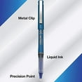 thumbnail image 3 of Pilot, Precise V7, Capped Liquid Ink Rolling Ball Pens, Fine Point 0.7 mm, Blue, Pack of 8, 3 of 3
