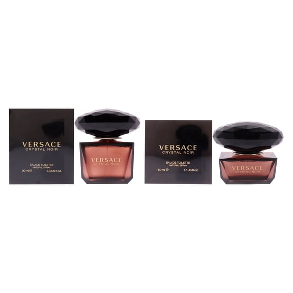 Versace Crystal Noir 2 Pc Kit - 3oz EDT Spray, 1.7oz EDT Spray