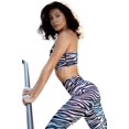 thumbnail image 2 of Women’s The Tie Dye Zebra Print Activewear Sports Bra, M, 2 of 4