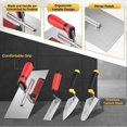 thumbnail image 2 of 4 PCS Masonry Hand Tool Set, 6" Grouting Trowel, A 6", 11" X 4" Flat Trowel with A Soft , and A 4.92" X 1.97" Trowel, 2 of 5