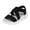 Black, variant on Womens Orthopedic Walking Sandals Comfortable Plantar Fasciitis Arch Support with Ultra lightweight Adjustable Strap Sandals for Summer Beach Black 9