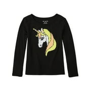 The Children's Place Unicorn Flip Sequin Graphic T-Shirt (Little Girls & Big Girls)