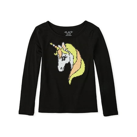 The Children's Place Unicorn Flip Sequin Graphic T-Shirt (Little Girls & Big Girls)