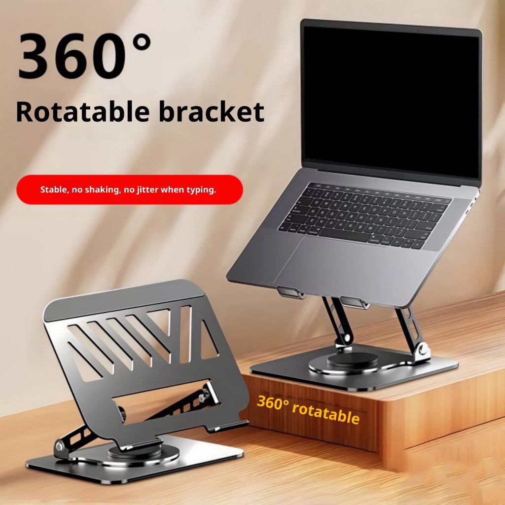 360°Rotating Laptop Stand Foldable Design Height MultiDevice Compatibility Notebook Risers Rack