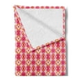 thumbnail image 2 of Ikat Soft Flannel Fleece Throw Blanket, Eastern Inspired Pattern with Geometric Elements Repetitive Motifs Abstract Shapes, Cozy Plush for Indoor and Outdoor Use, 70" x 90", Multicolor, by Ambesonne, 2 of 5