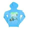 thumbnail image 7 of Butter Super Soft Long Sleeve Screen Print and Embellished Zip Hoodie Sweatshirt, 24953 acid green / 5, 7 of 7